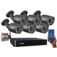 ZESTAW MONITORINGU BCS-B-XVR0801(2.0) + 6 KAMER BCS-B-MT43600 4MPX DYSK 1TB